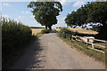 Farm track leading to Chapel Lane