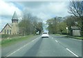 NZ2595 : A1068 near Holy Trinity Church, Widdrington by Colin Pyle