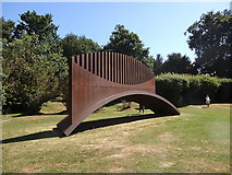SE2812 : Yorkshire Sculpture Park: "Crossing (Horizontal)" by Rudi Winter