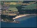 Silversands Bay from the air