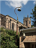 SK3516 : A swan-neck lamppost, Ashby by Oliver Mills