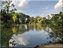 TQ2938 : Lake, Worth Park by Robin Webster