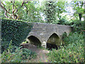 Bridge on the approach to Asket Hall (side)