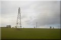 Pylon in field