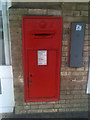 TM1543 : Railway Station Victorian Postbox by Geographer