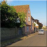 TL4860 : Fen Ditton High Street on a bright July evening by John Sutton