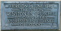 TL1018 : Plaque at Luton Hoo by M J Richardson