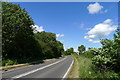 The A43 Stamford Road leading to Corby