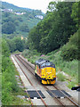 Class 37 locomotive near Llanhilleth