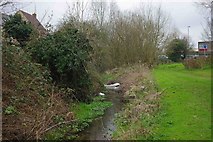 SP3508 : Emma's Dike near Gordon Way, Witney, Oxon by P L Chadwick