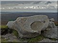 SK1397 : Naturally sculpted rock at Barrow Stones by Neil Theasby