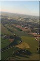 River Bain passing Thornton en route Horncastle: aerial 2018