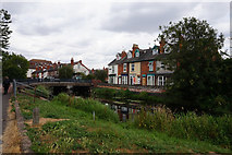 SK9670 : River Witham near Boultham Avenue, Lincoln by Ian S
