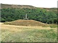 SJ2044 : Eliseg's Pillar and Mound, north of Llangollen by G Laird