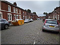 Brick surface road in Carlisle