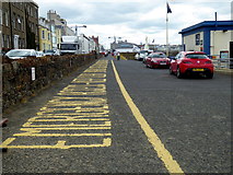 C8540 : Large lettering near the lifeboat station, Portrush by Kenneth  Allen