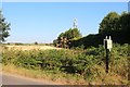 Telecom mast outside Farnsfield