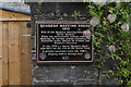 Former Quaker House Plaque, Brook Street, Chipping Sodbury,Gloucestershire 2014