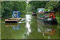 Narrowboats south of Welton in Northamptonshire