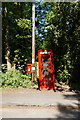 Telephone box on Main Street, Hackthorne