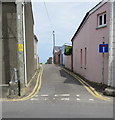 Dead-end side road in New Quay