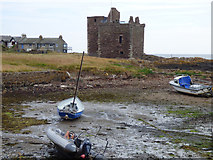 NS1749 : Portencross Castle by Thomas Nugent