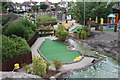 TQ4472 : Crazy golf course, Sidcup Family Golf by M J Roscoe