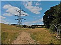 Power lines in the Yeo Valley