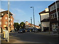 Finchley Road at the junction of Bridge Lane