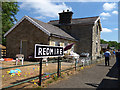 SE0491 : Redmire station sign by Stephen Craven