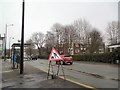 Roadworks on Hyde Road