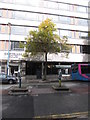 Greyfriars Road pedestrian refuge, Cardiff