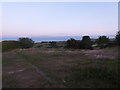 Dusk at the motte in Castle Pulverbatch