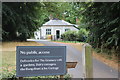 Driveway to bungalows, Polesden Lacey