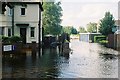 Bullstake Close from Botley Road, 2007 floods