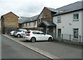 Entrance to apartment block, Back Close Lea, Rastrick