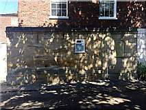 SE3221 : Side wall, No.12 St John's Square, Wakefield by Robin Stott
