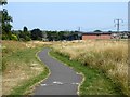 Cycleway above Heworth Leisure Centre