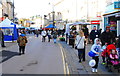 Christmas Shoppers, Market Place, Chippenham, Wiltshire 2014