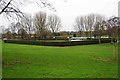 SO9570 : Bowling green and pavilion, Sanders Park, Bromsgrove, Worcs by P L Chadwick