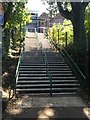 Steps from Highgate tube station up to Archway Road