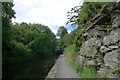 The Union Canal entering the Falkirk Tunnel