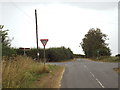 SP7782 : Rural road junction near Harrington, Northamptonshire by Malc McDonald