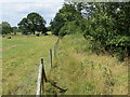 Enclosed footpath used by both the Dales Way and Ebor Way, heading towards West Breary