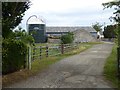 Farm buildings and silo at Roe House Farm