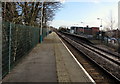 Staggered platforms, Neston station