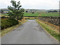 Dean Lane at its junction with Strines Moor Road