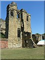 SK3616 : Ashby Castle – kitchen tower by Alan Murray-Rust
