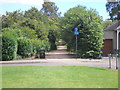 Footpath following the former railway line