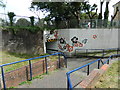 Entrance to pedestrian underpass, John St, Porthcawl